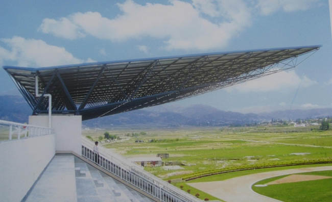 建德体育看台网架